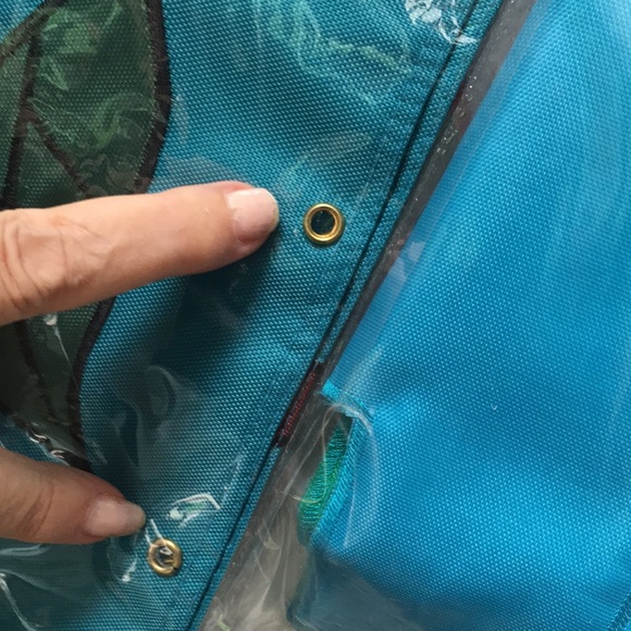 3 new decorative flags: 2 new mailbox covers,1 baby shower flag. Brass grommets. - Picture 8 of 8